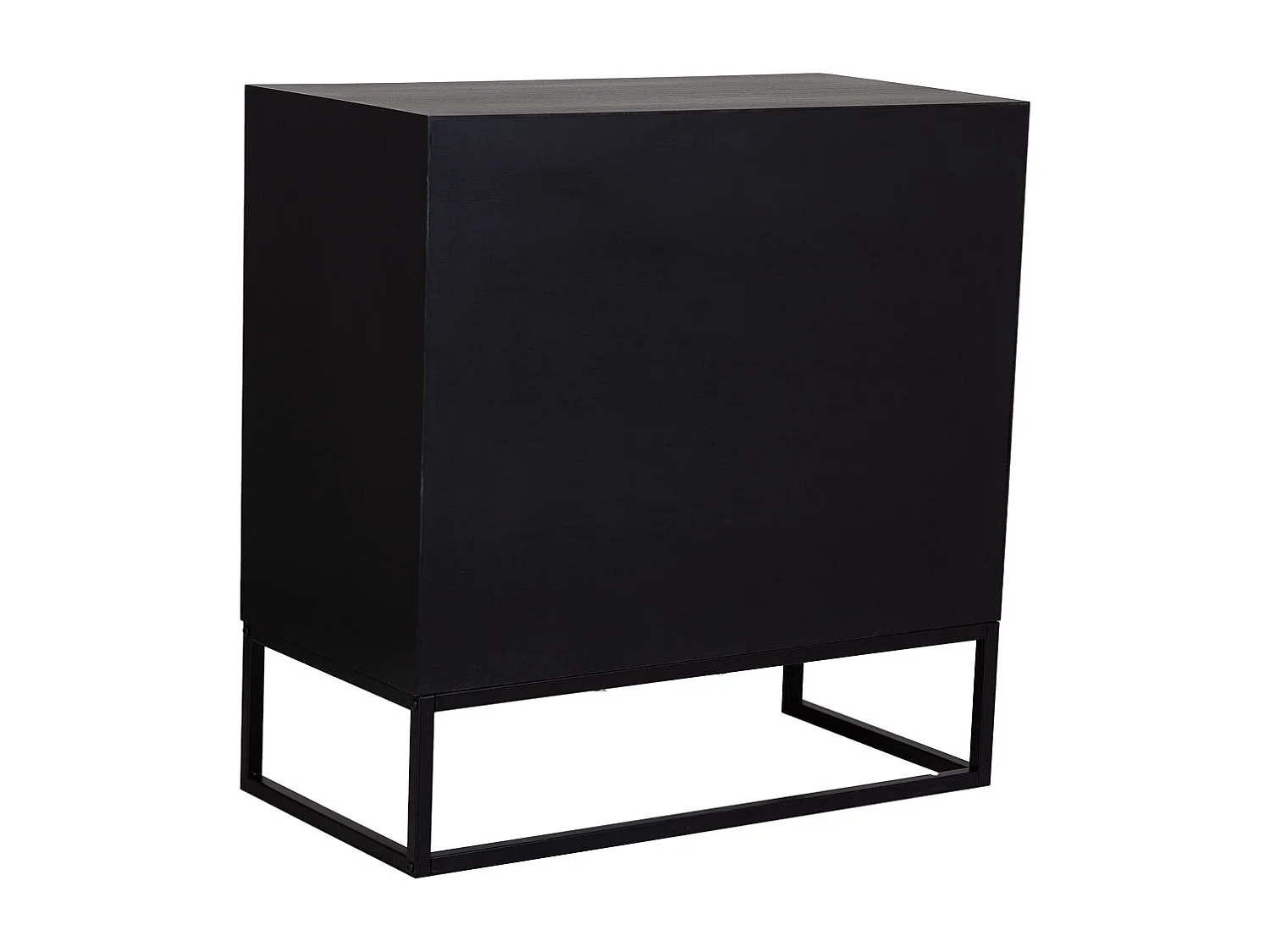 Kommode mit 3 Schubladen aus Holz und Metall 80x39,5x81h cm