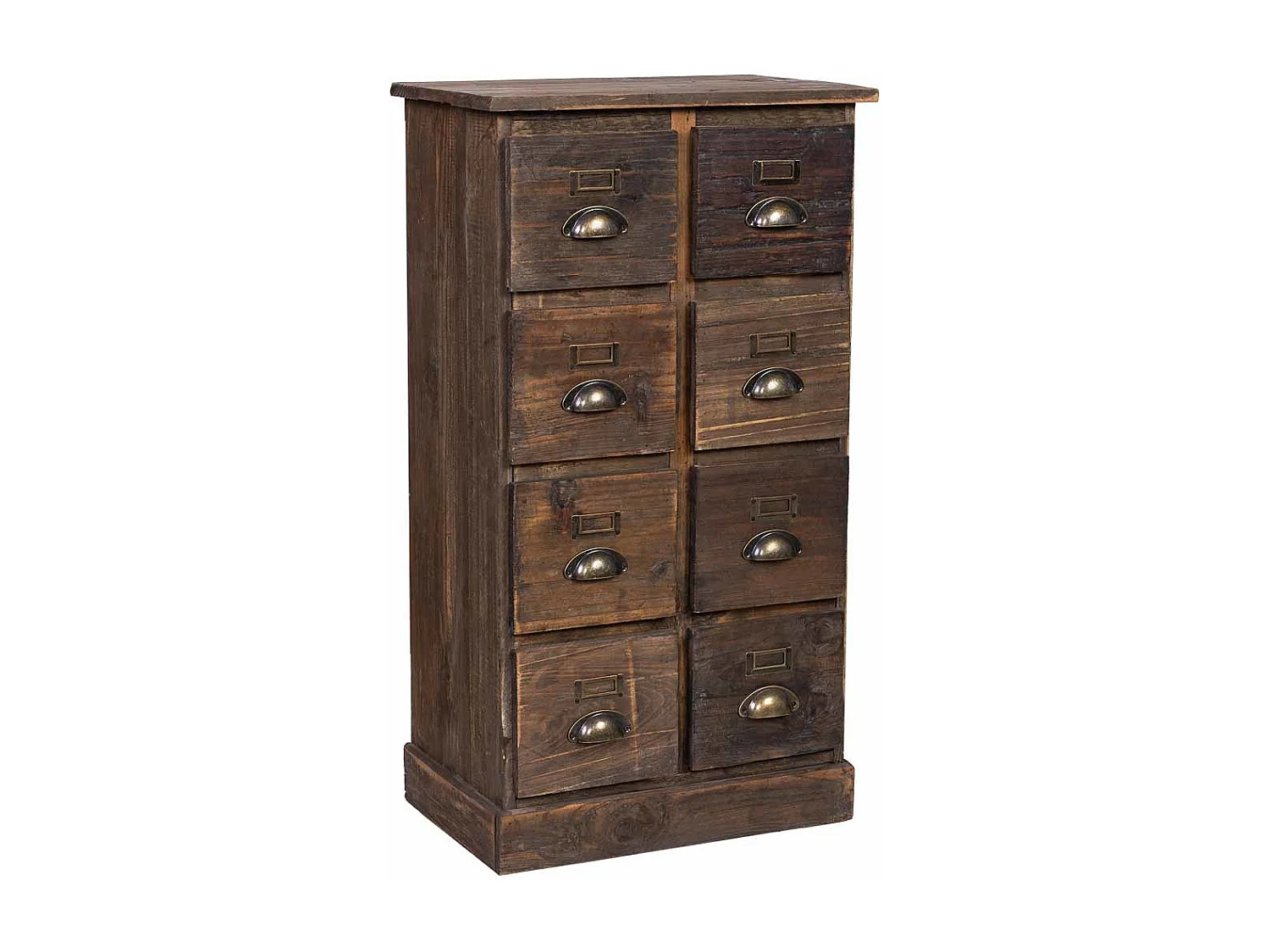 Commode en bois avec 8 tiroirs 48x31x87,5h cm