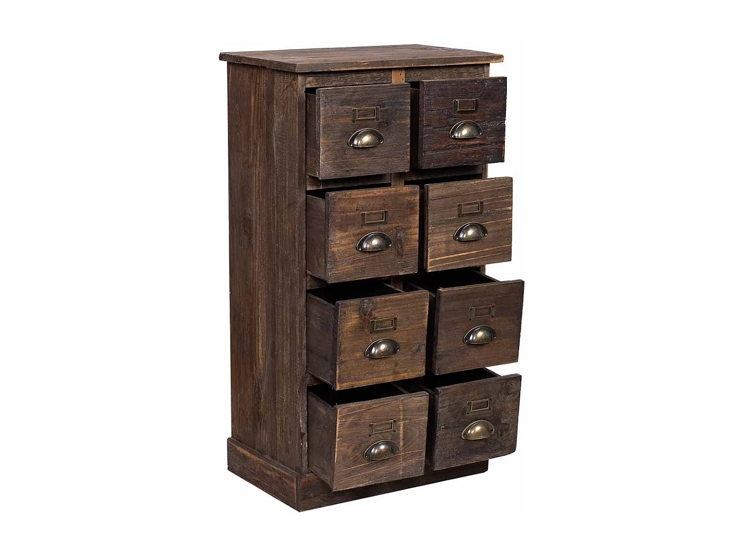 Commode en bois avec 8 tiroirs 48x31x87,5h cm