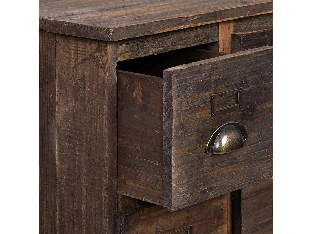 Commode en bois avec 8 tiroirs 48x31x87,5h cm