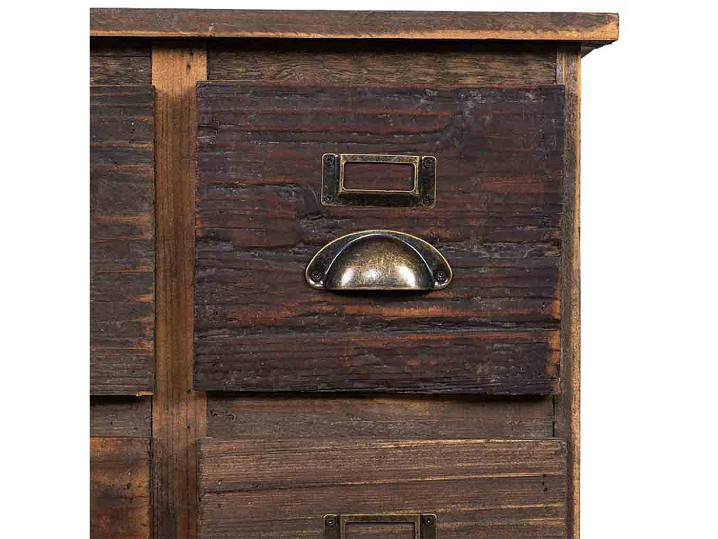 Commode en bois avec 8 tiroirs 48x31x87,5h cm