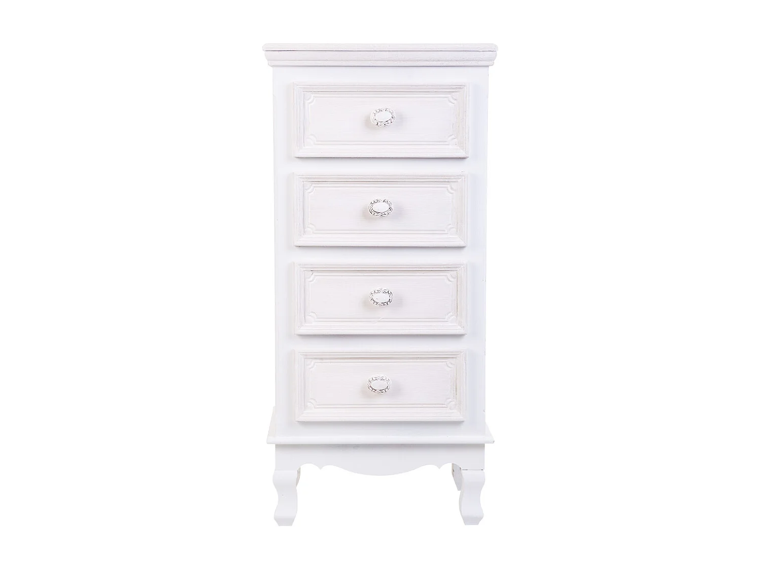 Sinfonier de madera blanco 40x30x82cm