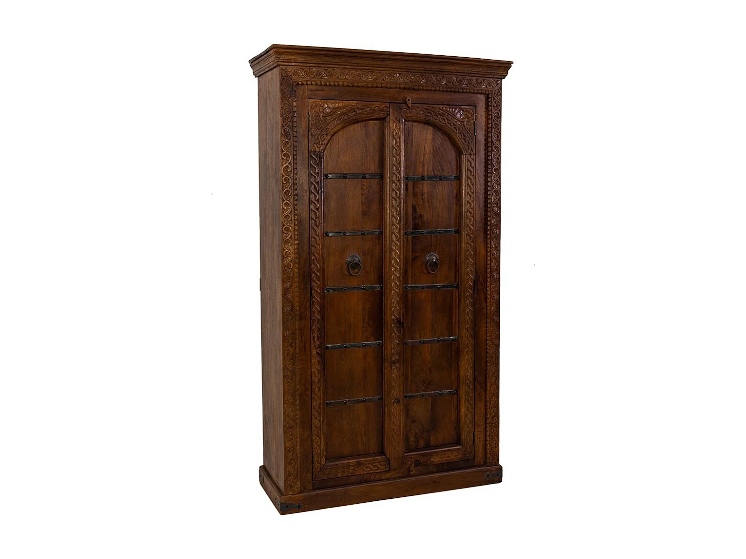 Armario de madera acabado artesanal 116x45x203