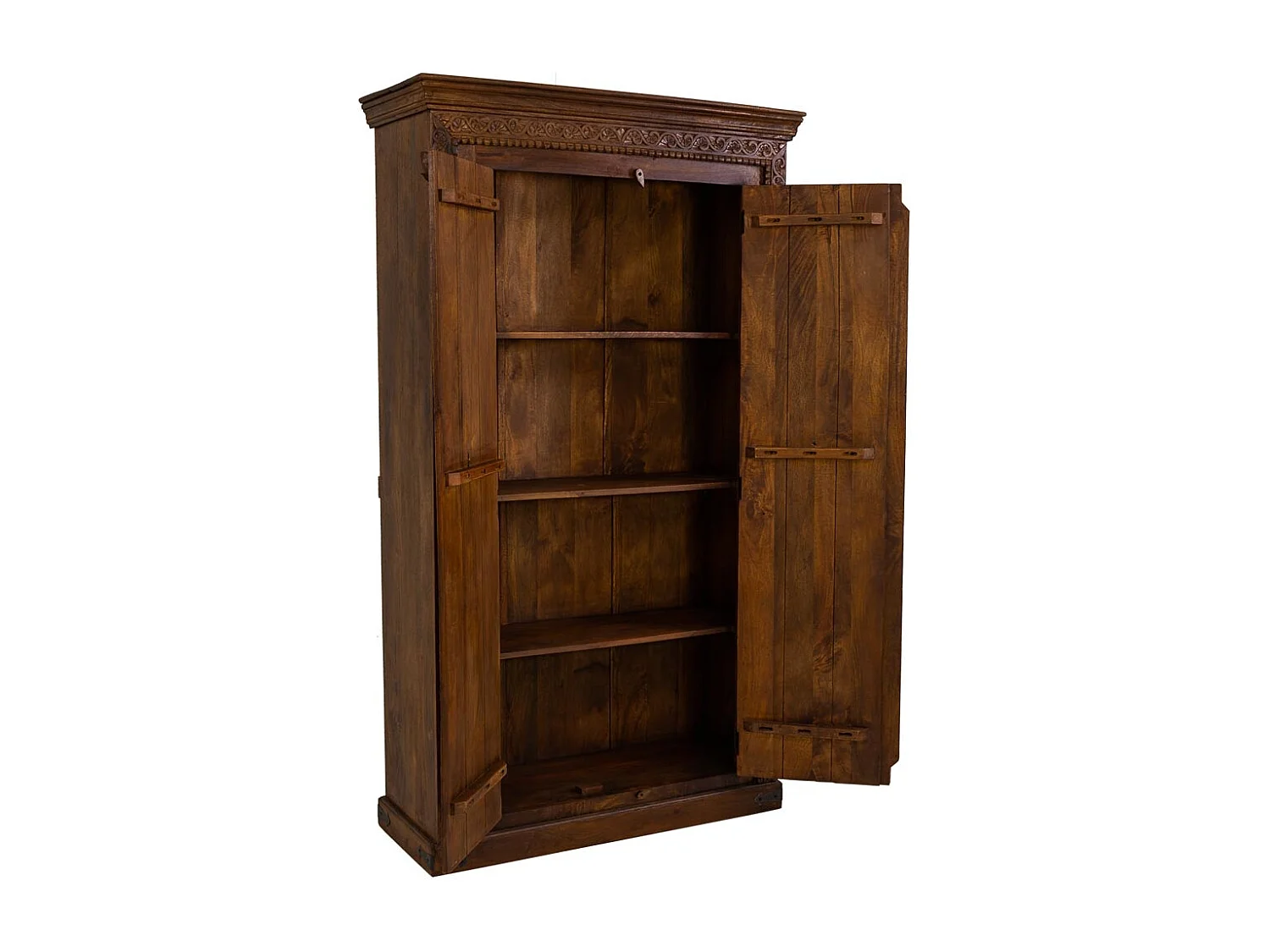 Armario de madera acabado artesanal 116x45x203