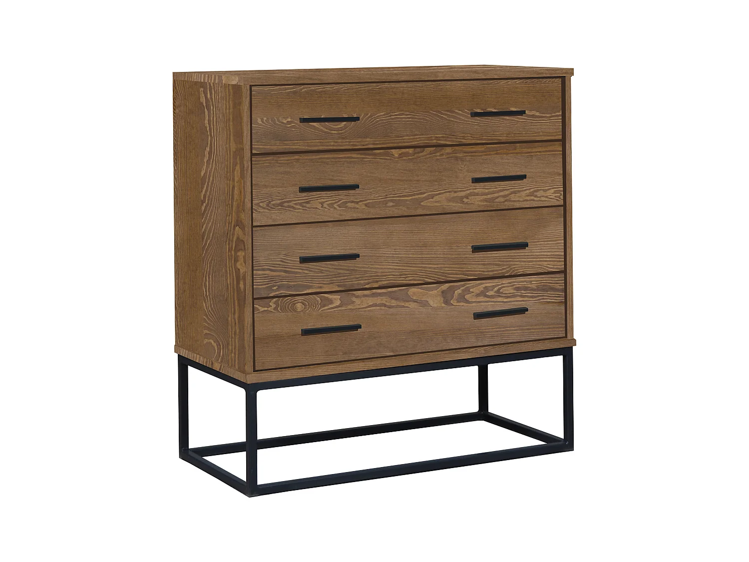 Coffre de loft en bois Sydney I, couleur marron