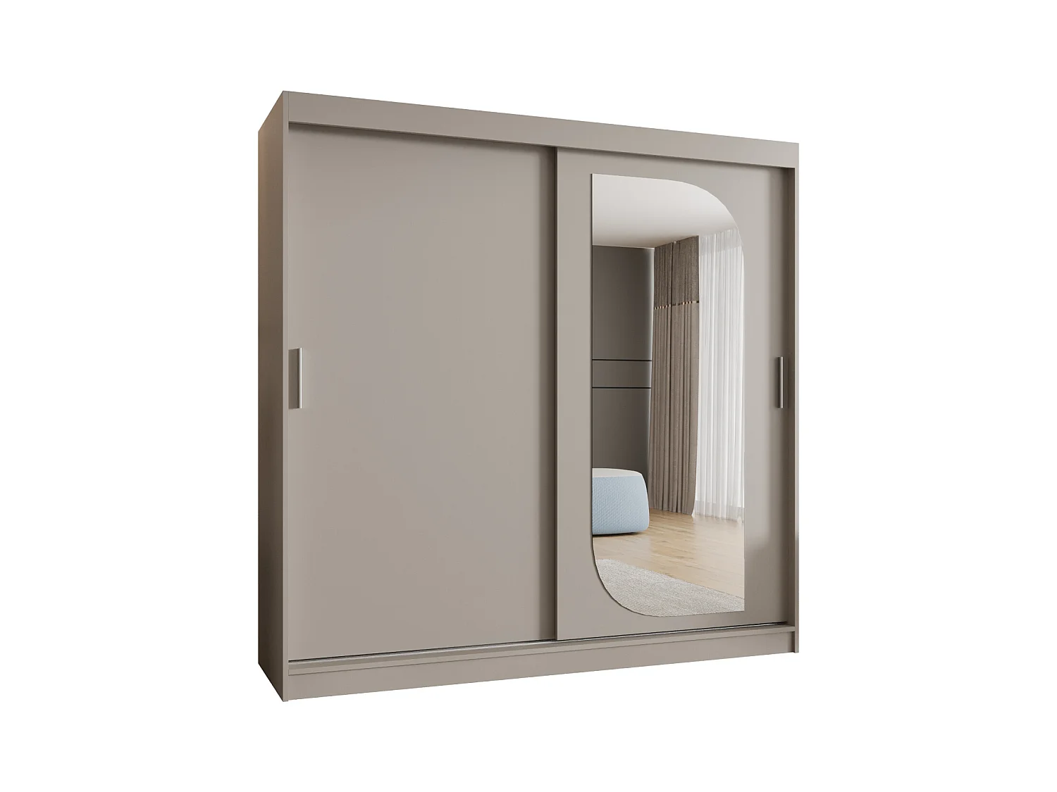 Armoire Ultra À Portes Coulissantes 200/200/62 2 portes (Cachemire)