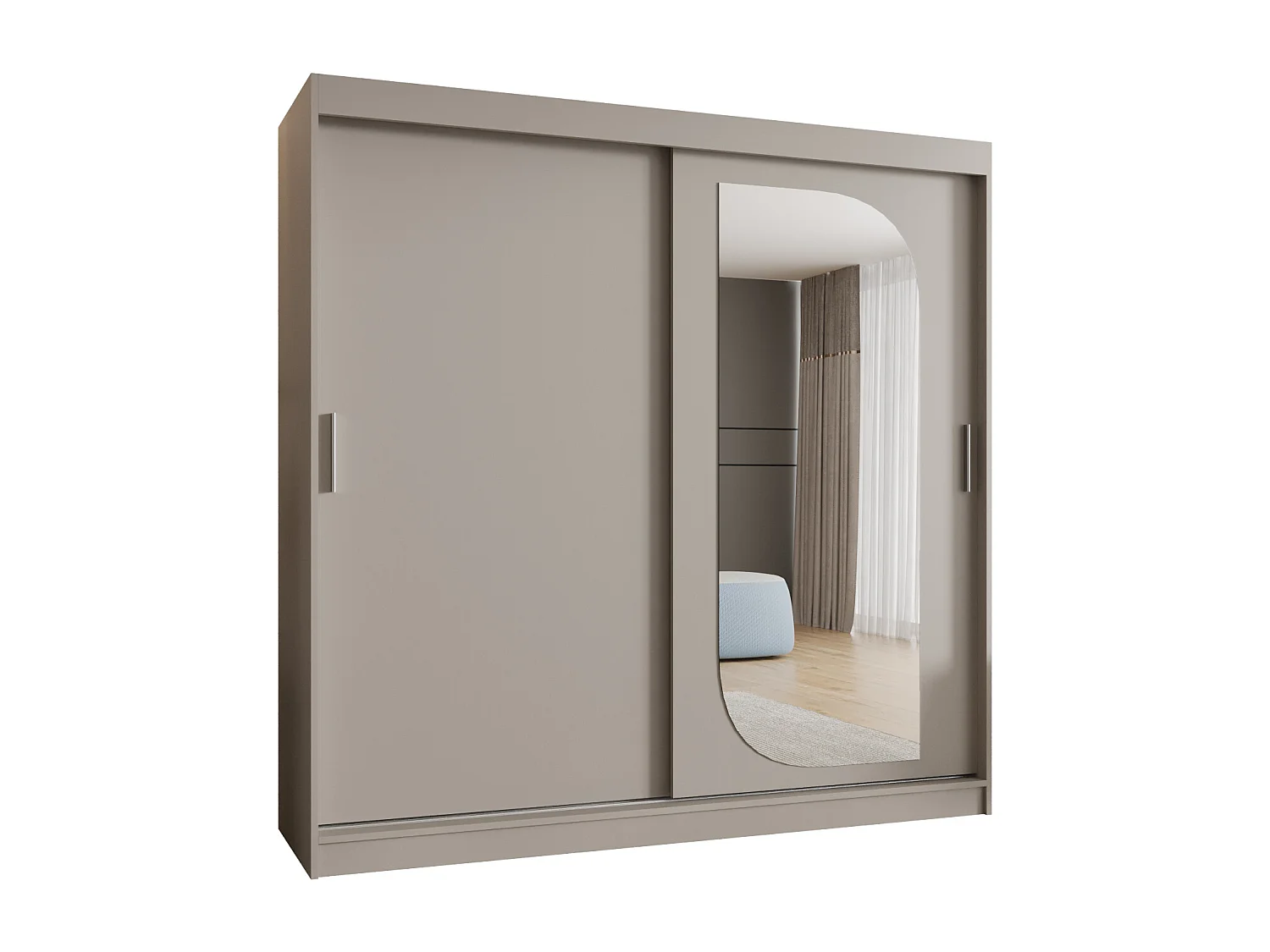 Armoire Ultra À Portes Coulissantes 200/200/62 2 portes (Cachemire)