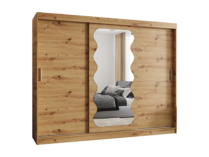 Armoire Spoti À Portes Coulissantes 200/250/62 3 portes (Artisan)