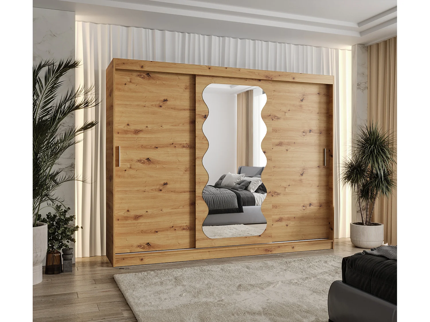 Armoire Spoti À Portes Coulissantes 200/250/62 3 portes (Artisan)