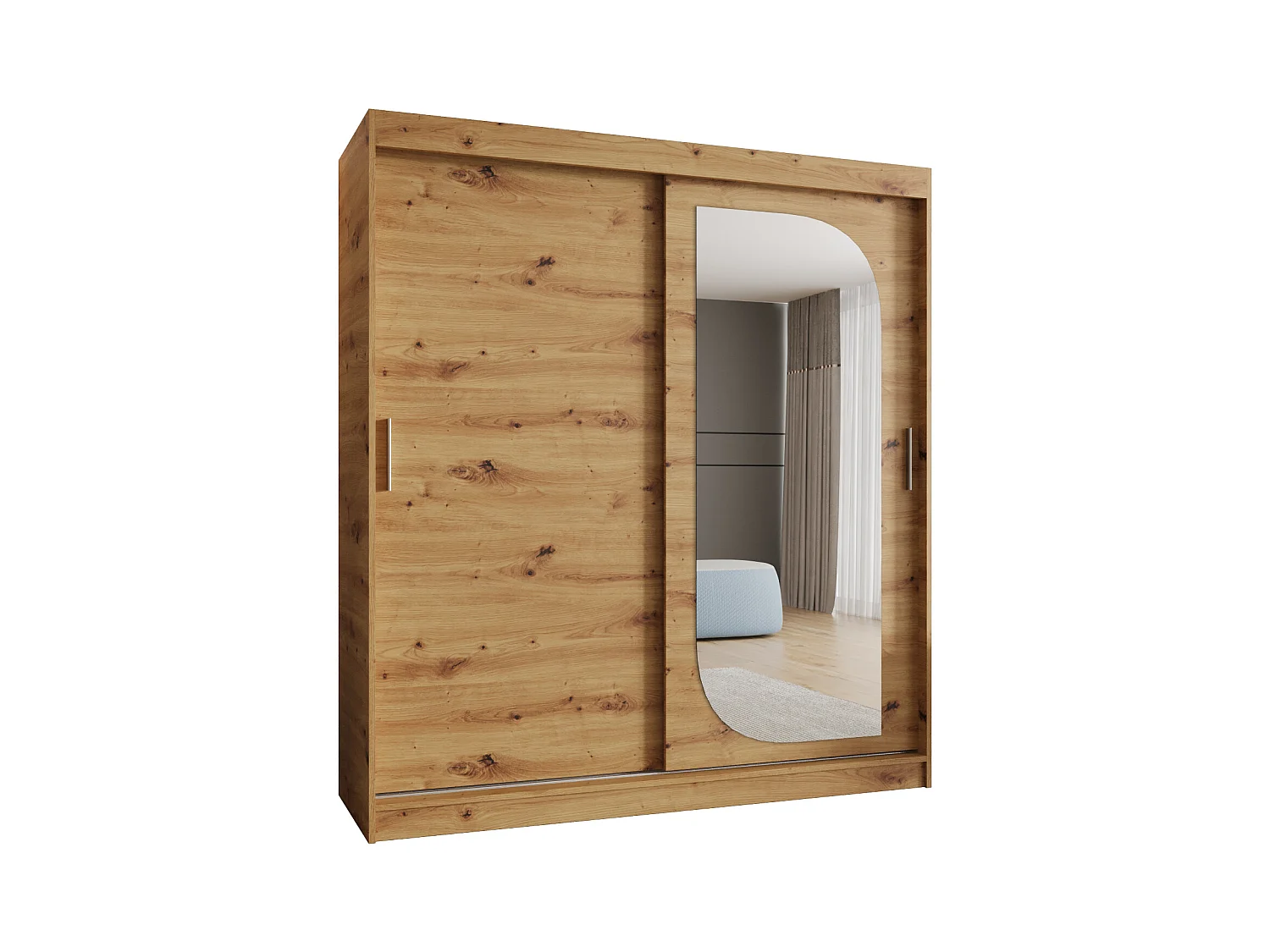 Armoire Ultra À Portes Coulissantes 200/180/62 2 portes (Artisan)