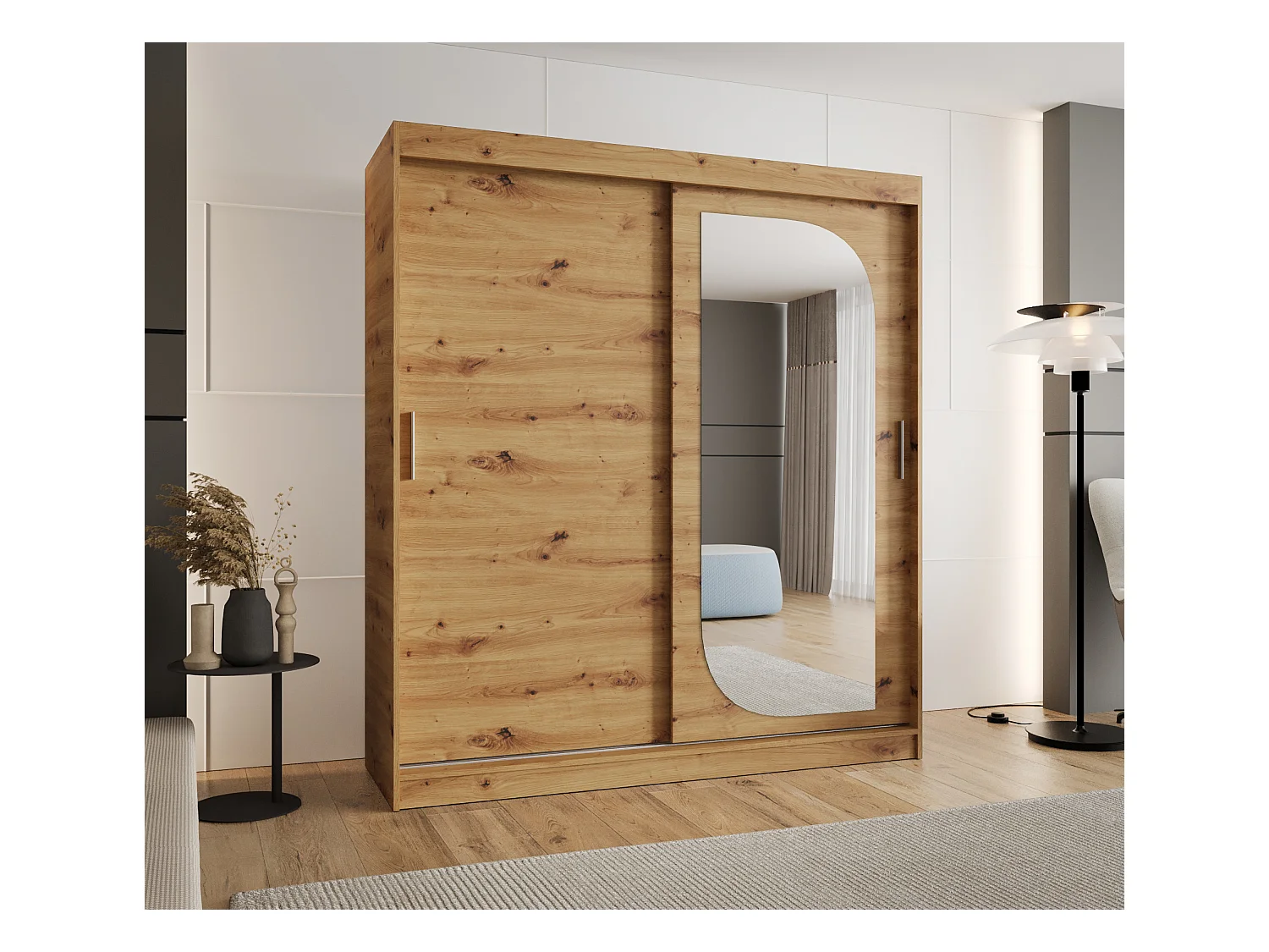 Armoire Ultra À Portes Coulissantes 200/180/62 2 portes (Artisan)