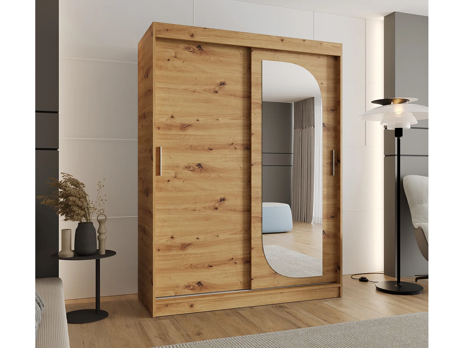 Armoire Ultra À Portes Coulissantes 200/150/62 2 portes (Artisan)