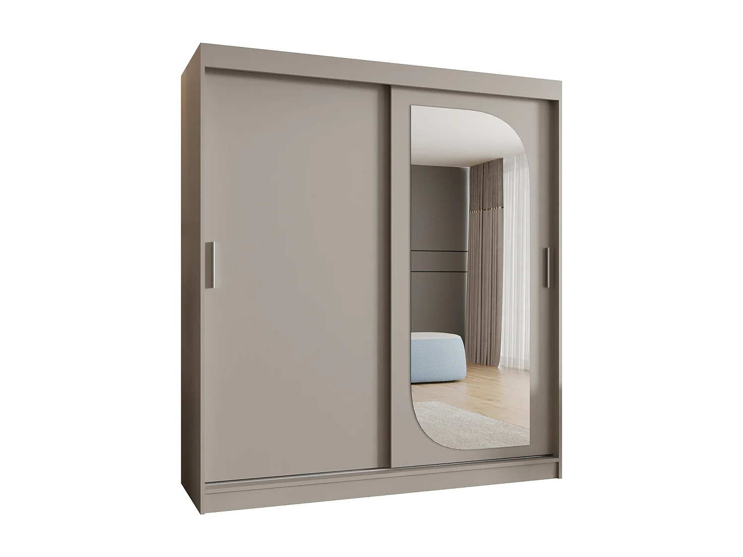 Armoire Ultra À Portes Coulissantes 200/180/62 2 portes (Cachemire)