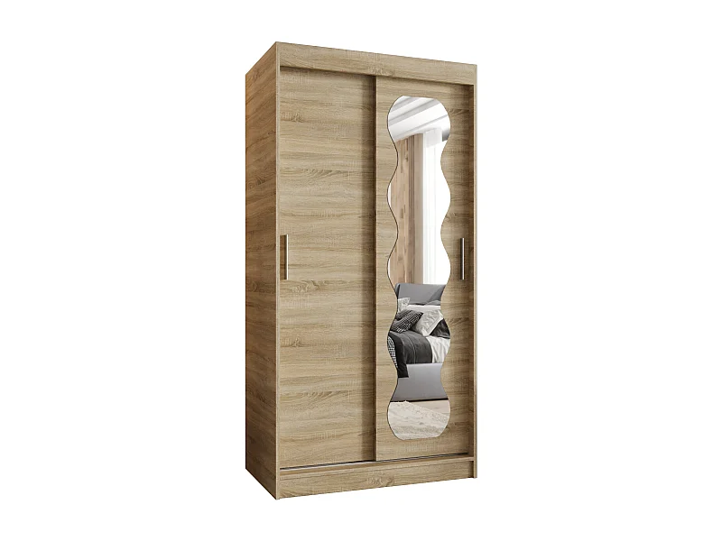 Armoire Spoti À Portes Coulissantes 200/100/62 2 portes (Sonoma)