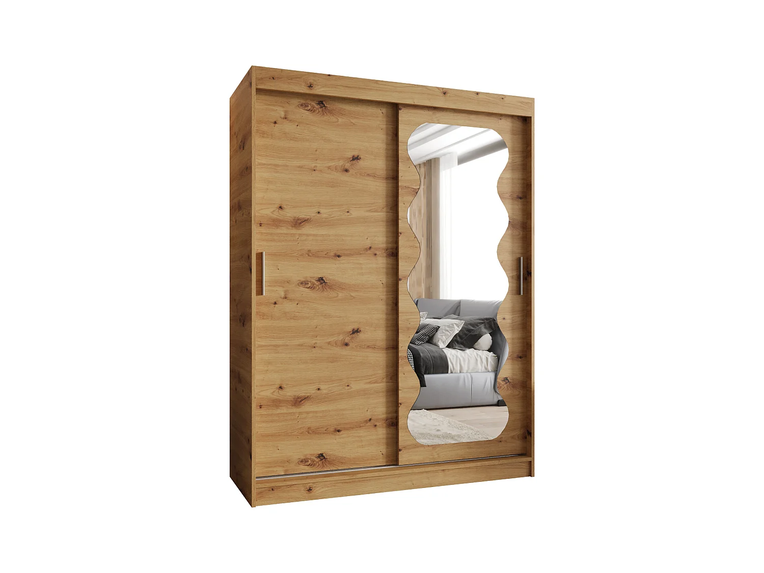 Armoire Spoti À Portes Coulissantes 200/150/62 2 portes (Artisan)