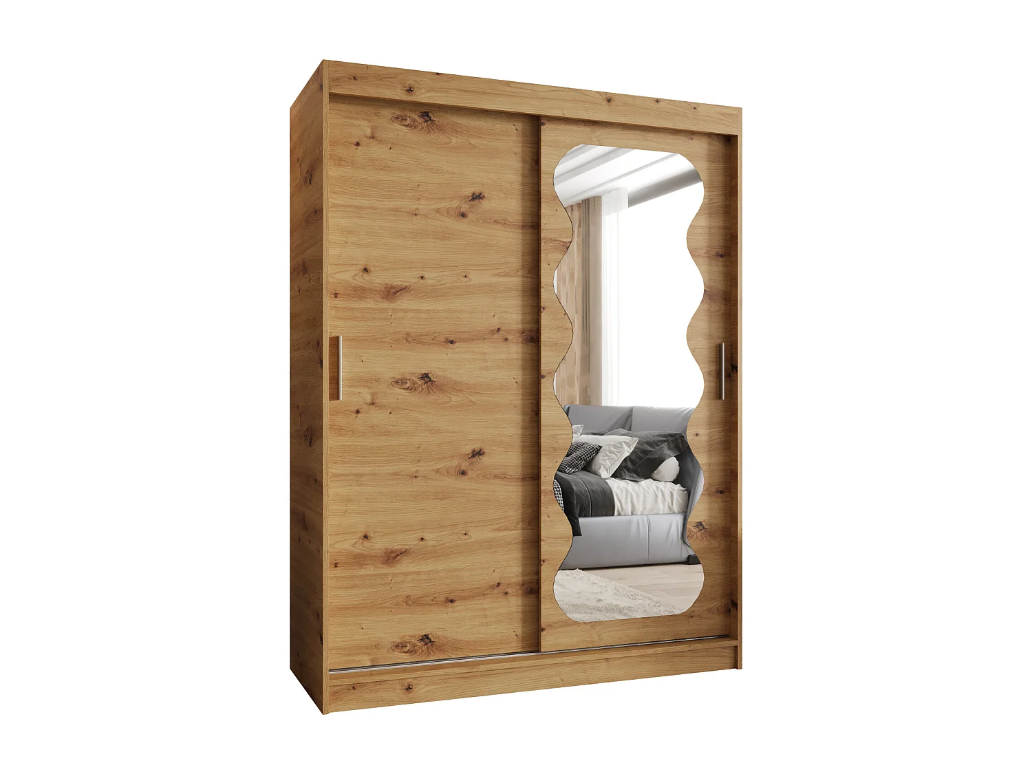 Armoire Spoti À Portes Coulissantes 200/150/62 2 portes (Artisan)