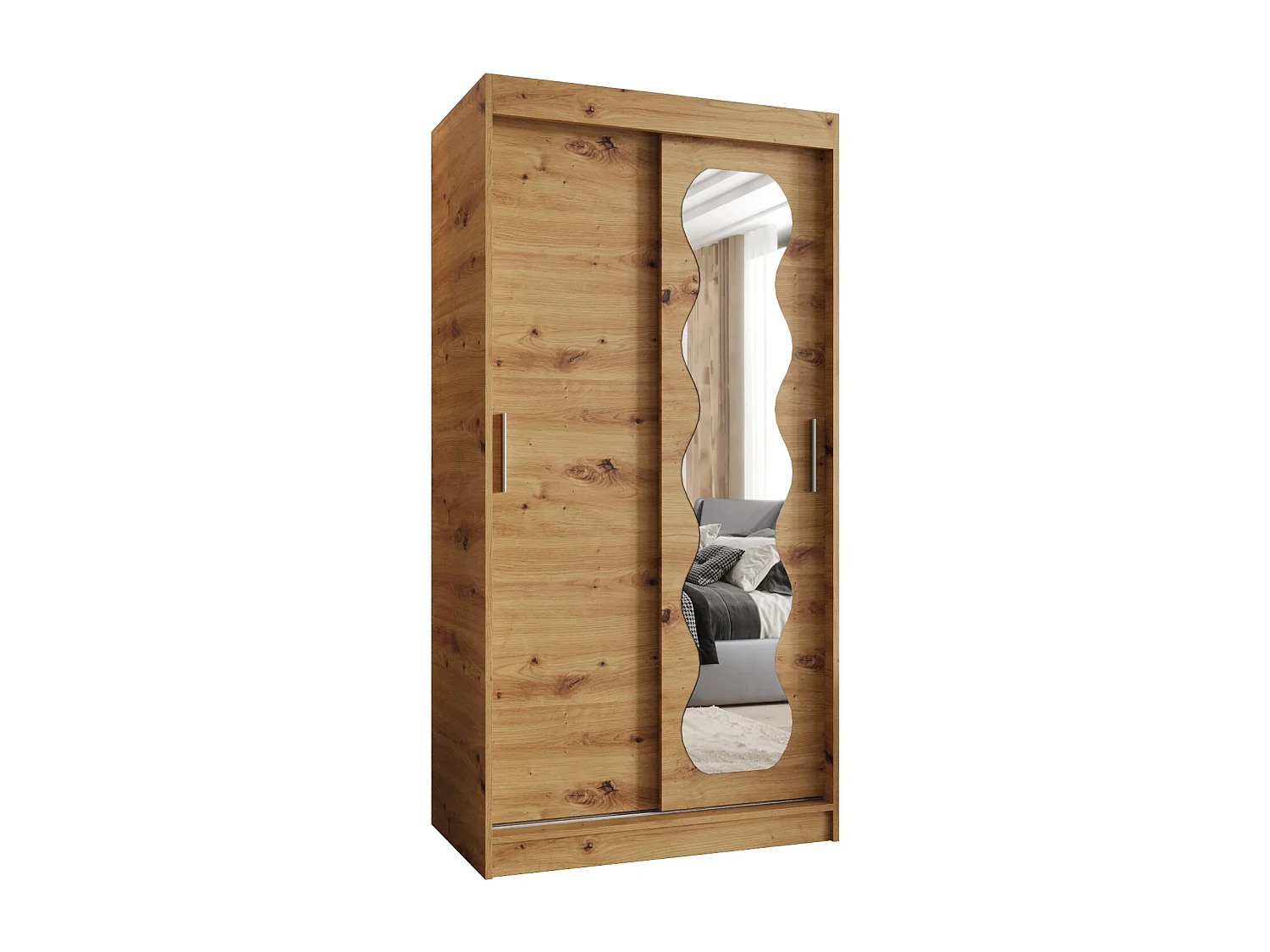 Armoire Spoti À Portes Coulissantes 200/100/62 2 portes (Artisan)