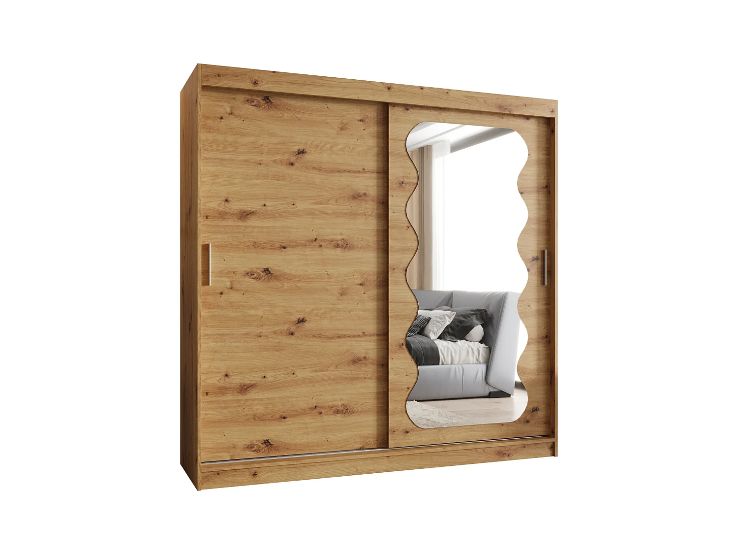 Armoire Spoti À Portes Coulissantes 200/200/62 2 portes (Artisan)