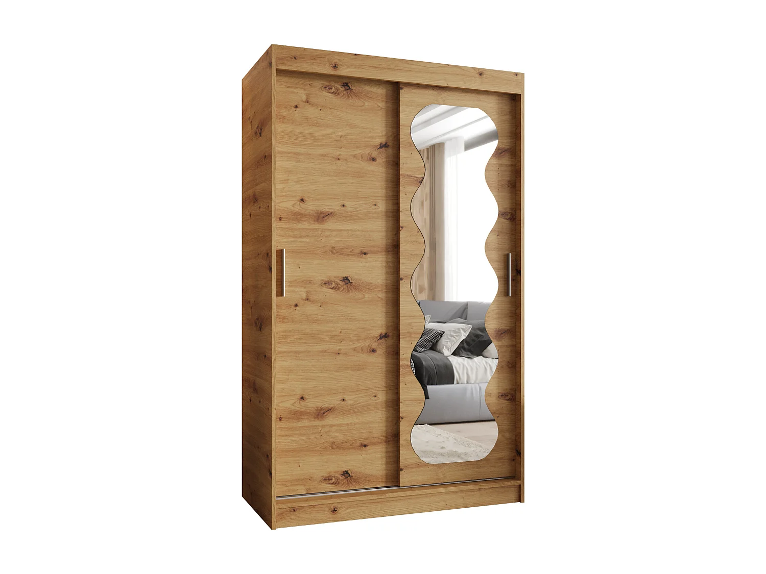 Armoire Spoti À Portes Coulissantes 200/120/62 2 portes (Artisan)