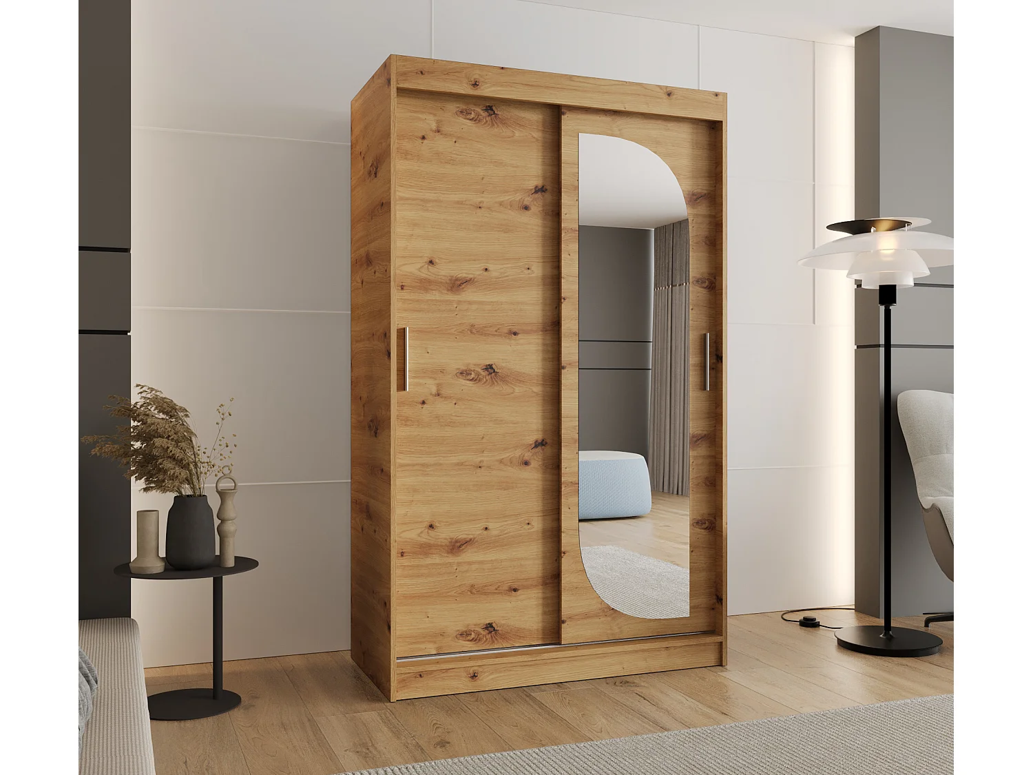 Armario ULTRA de puertas correderas 200/120/62 2 puertas (artisan)