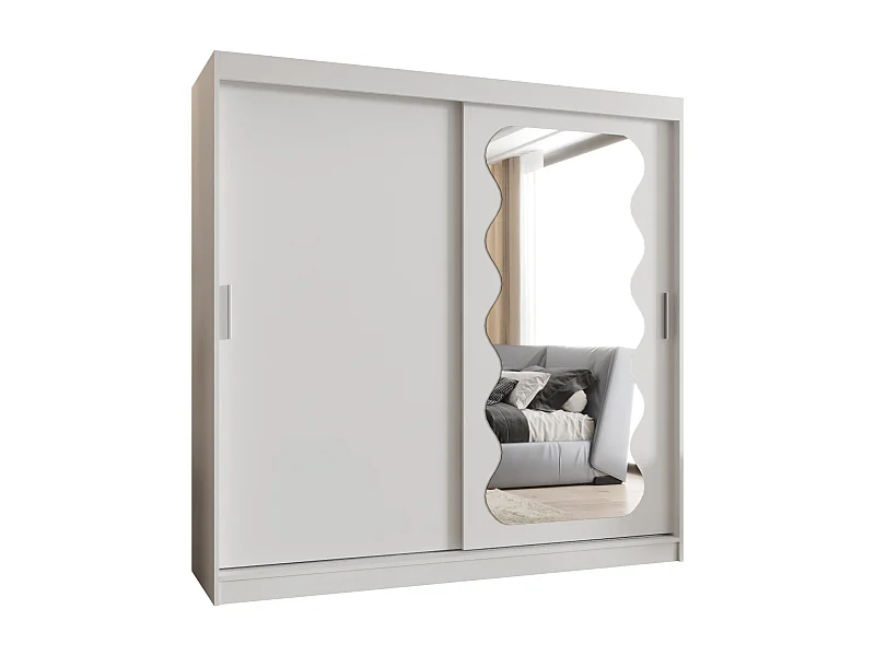 Armadio Spoti ad ante scorrevoli 200/200/62 2 porte (bianco)