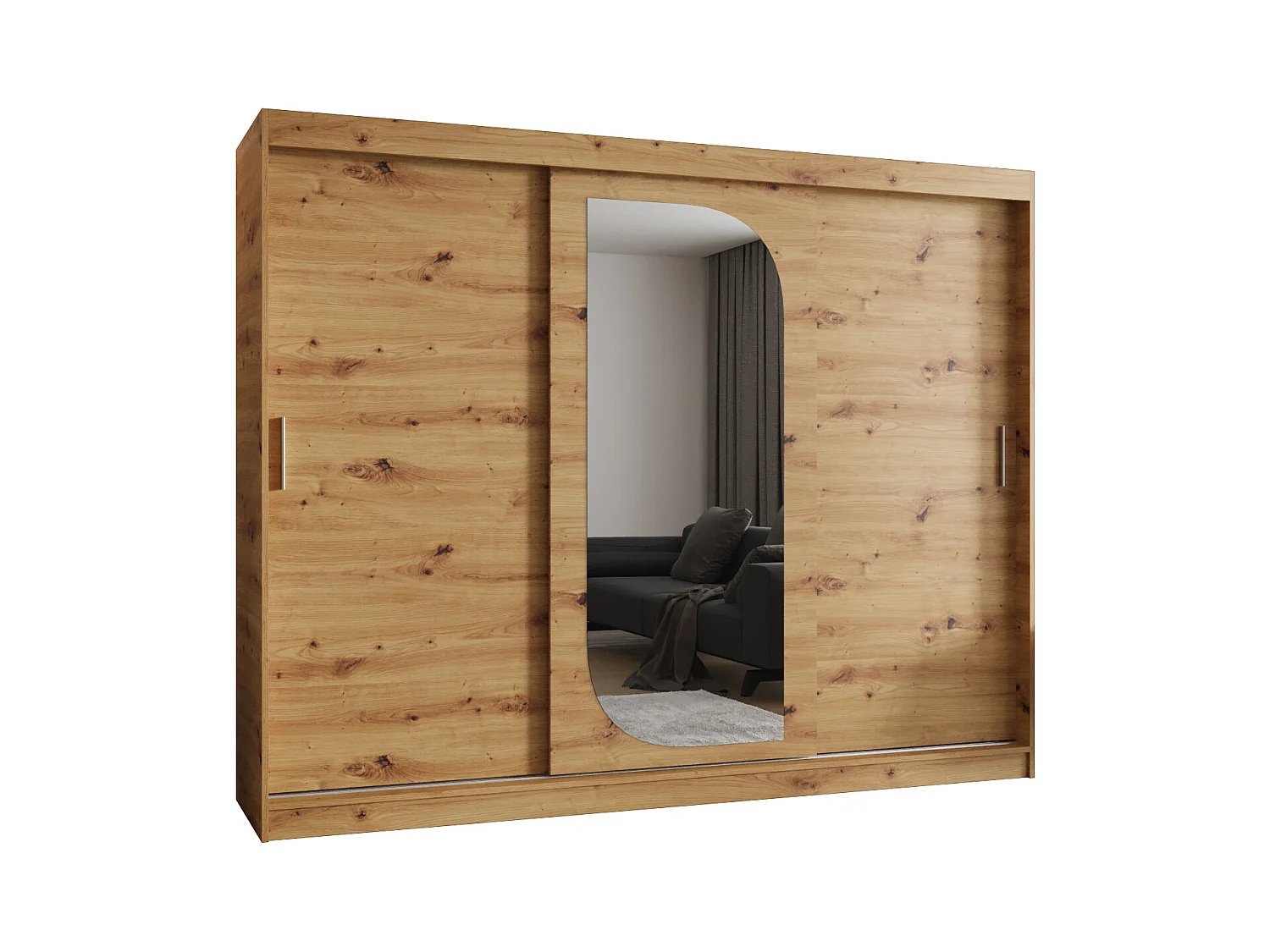 Armoire Ultra À Portes Coulissantes 200/250/62 3 portes (Artisan)