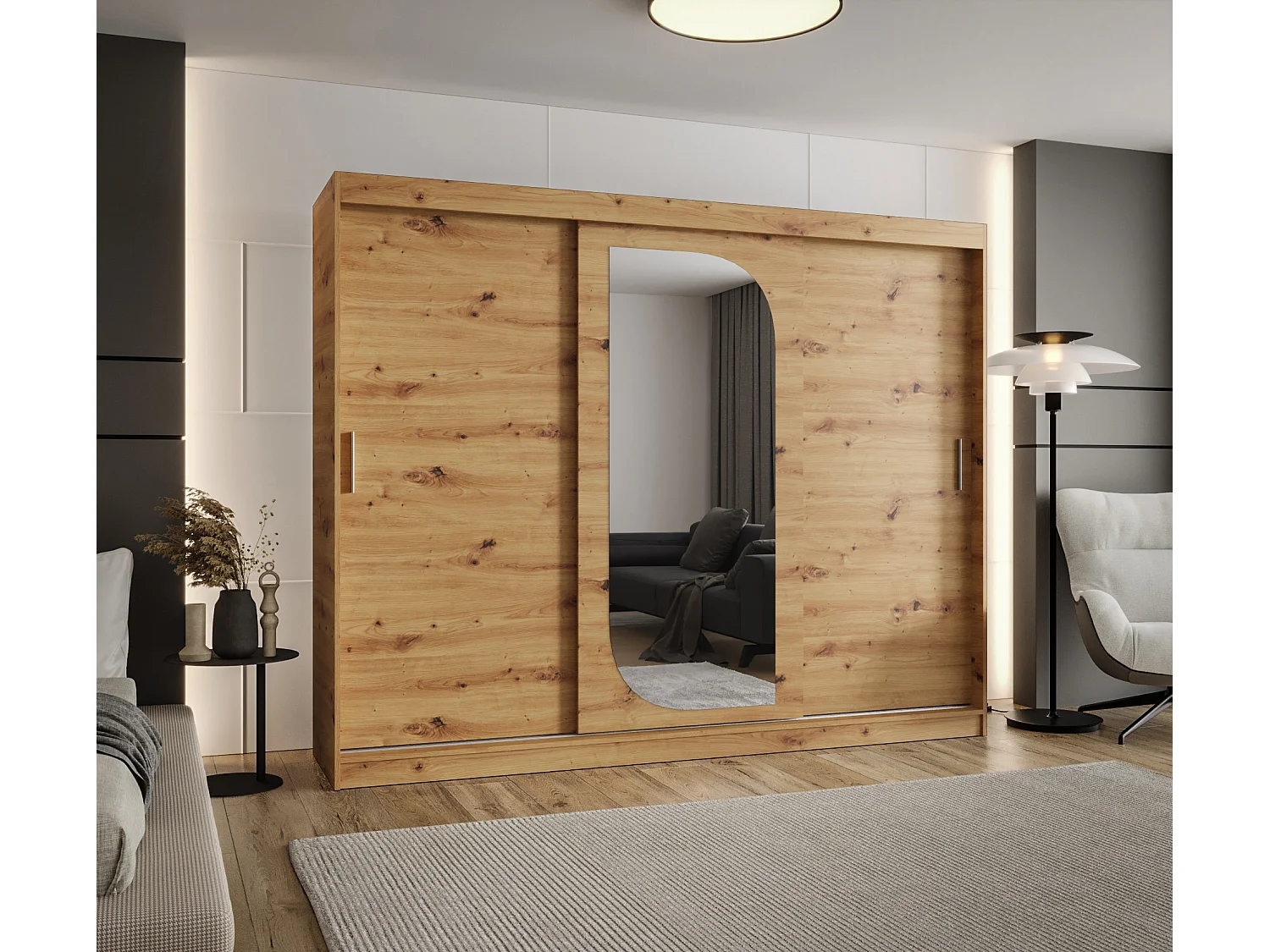 Armoire Ultra À Portes Coulissantes 200/250/62 3 portes (Artisan)