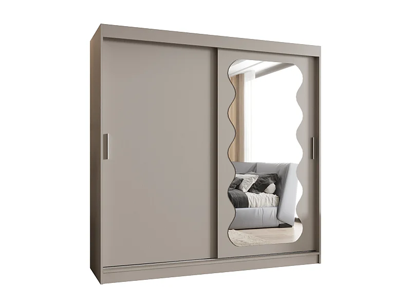 Armoire Spoti À Portes Coulissantes 200/200/62 2 portes (Cachemire)