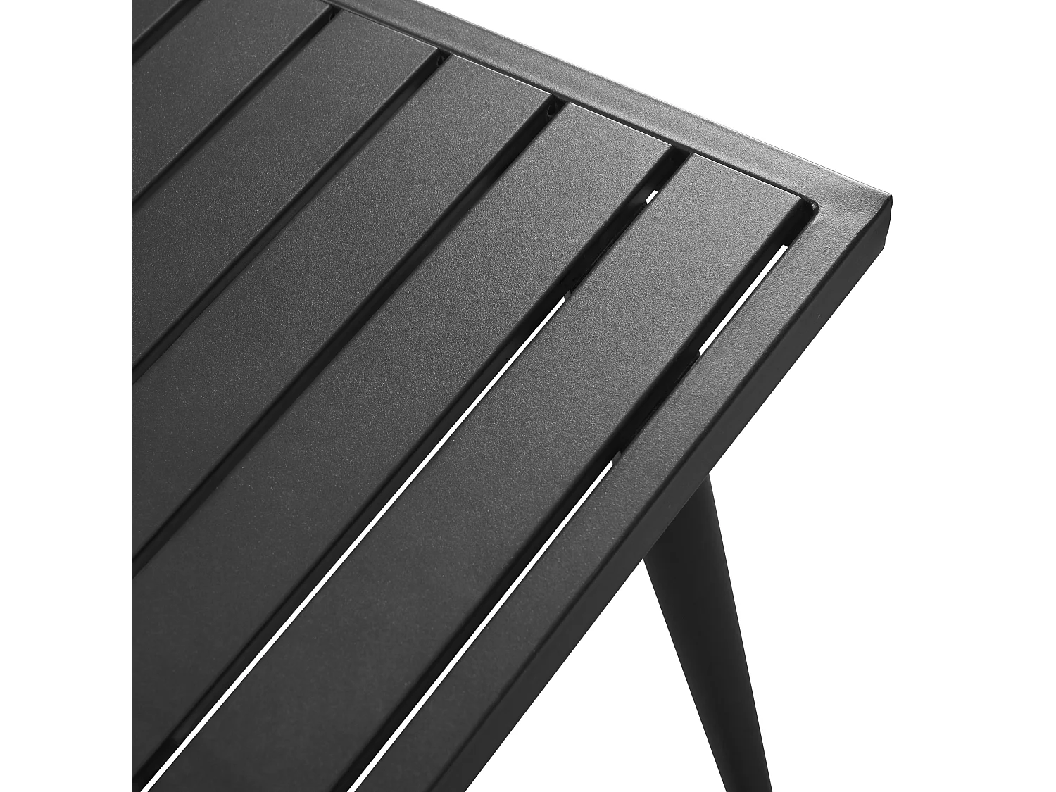 Zestaw mebli ogrodowych 5-osobowy - Zestaw leżaków ogrodowych - z lekkiej stali ocynkowanej - z liny - sofa - 2 fotele i stolik kawowy - Szary