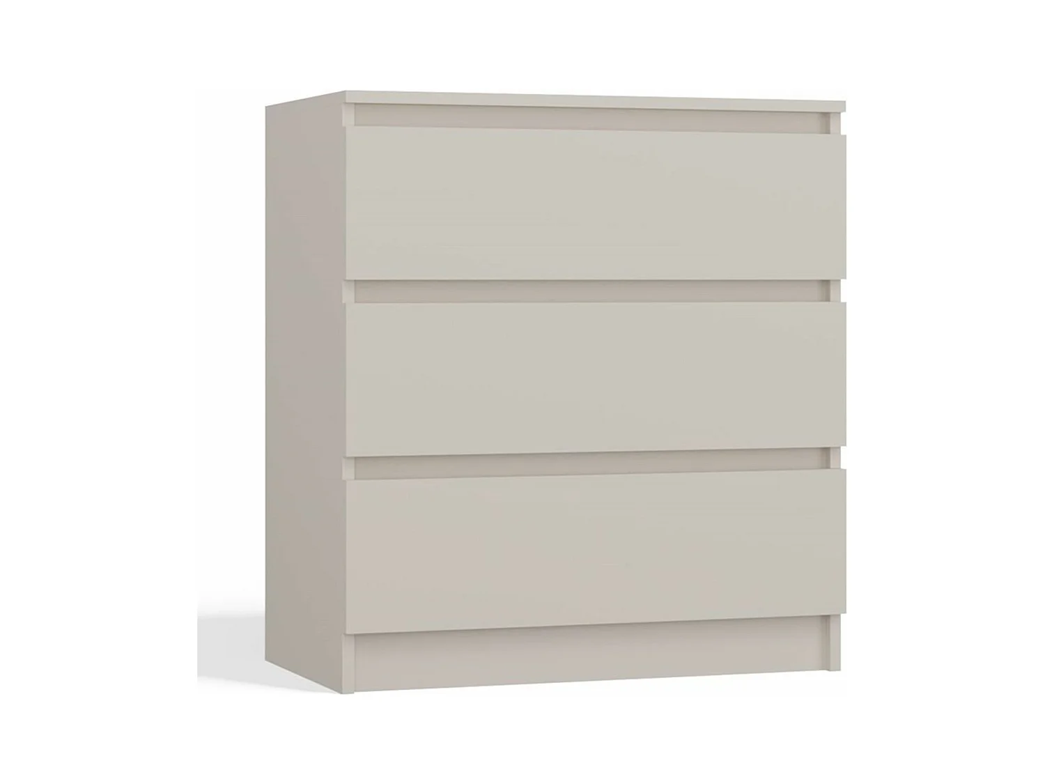 Ladekast met drie laden - 70 cm - greige - MALWA