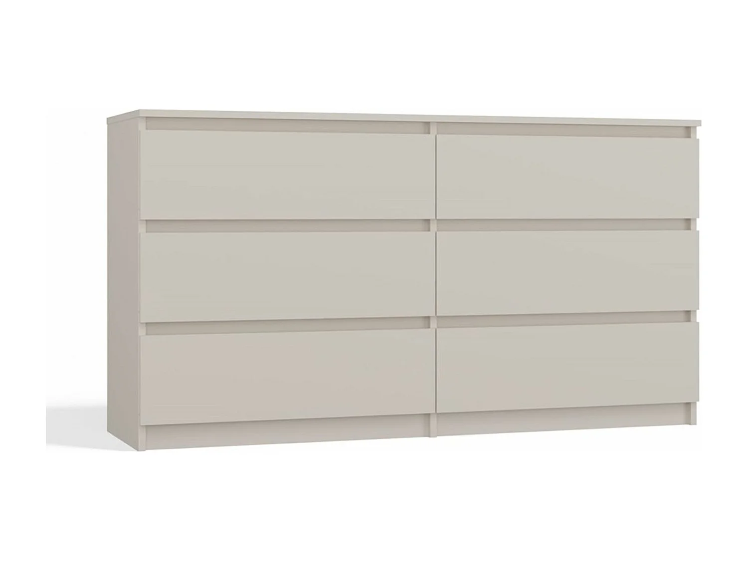 Zesladenkast - 138 cm - greige - MALWA