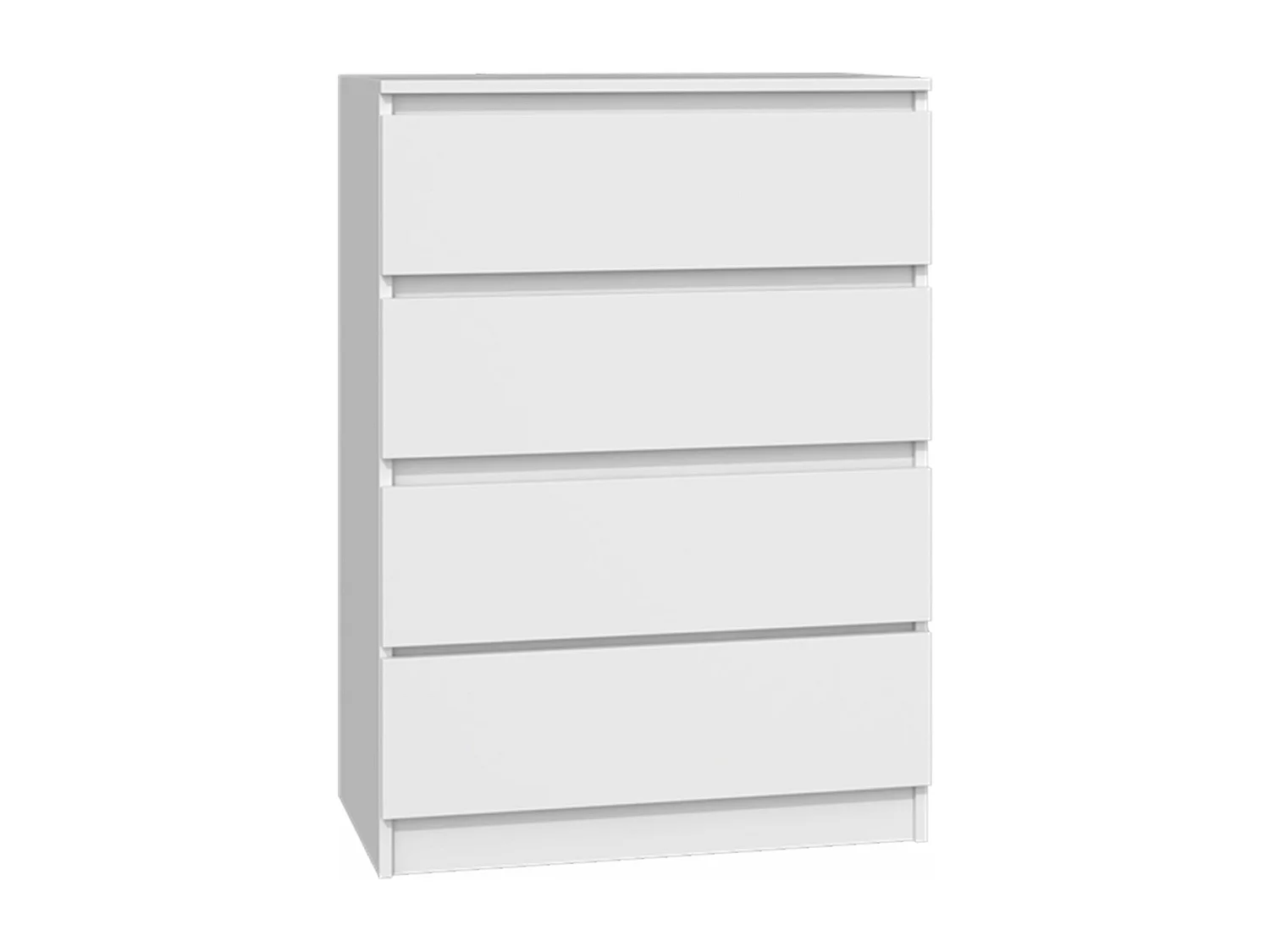 Ladekast met vier laden - 70 cm - wit - MALWA