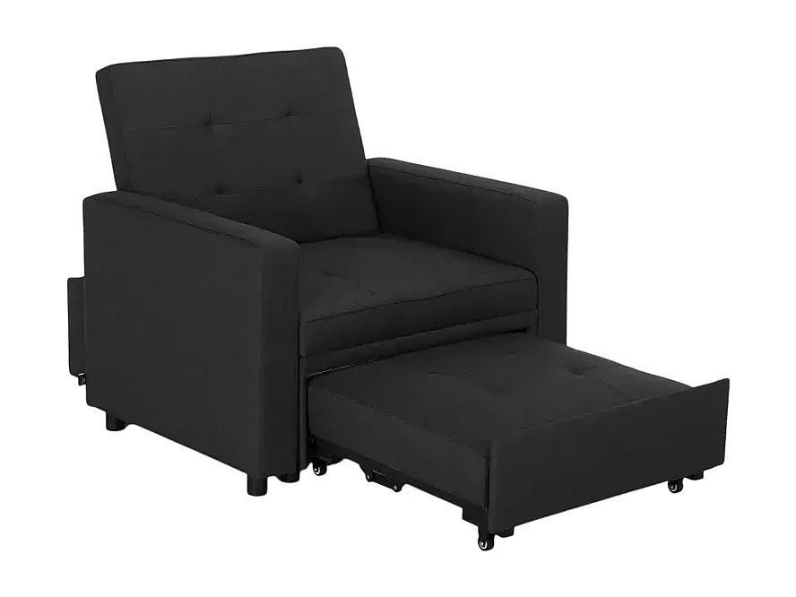 Poltrona letto salvaspazio con braccioli design moderno Zeta