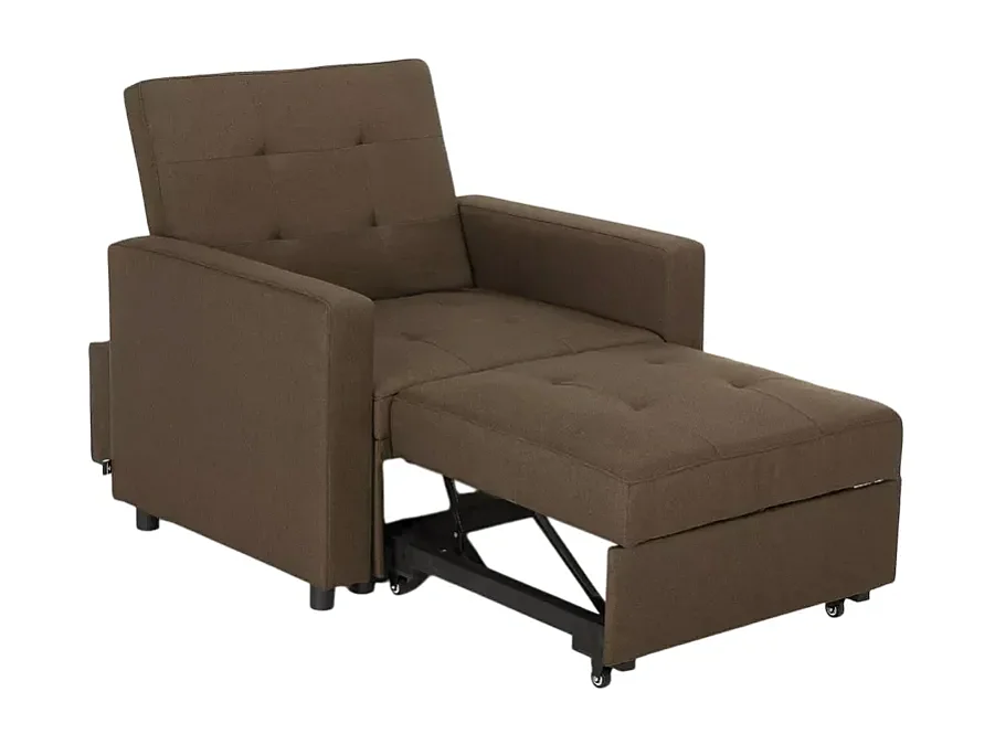 Poltrona letto salvaspazio con braccioli design moderno Zeta