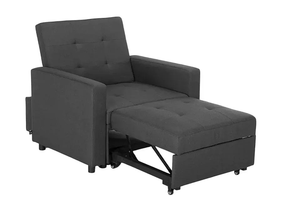 Poltrona letto salvaspazio con braccioli design moderno Zeta