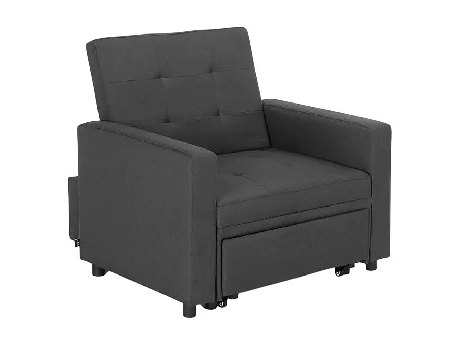 Fauteuil-lit peu encombrant avec accoudoirs au design moderne Zeta