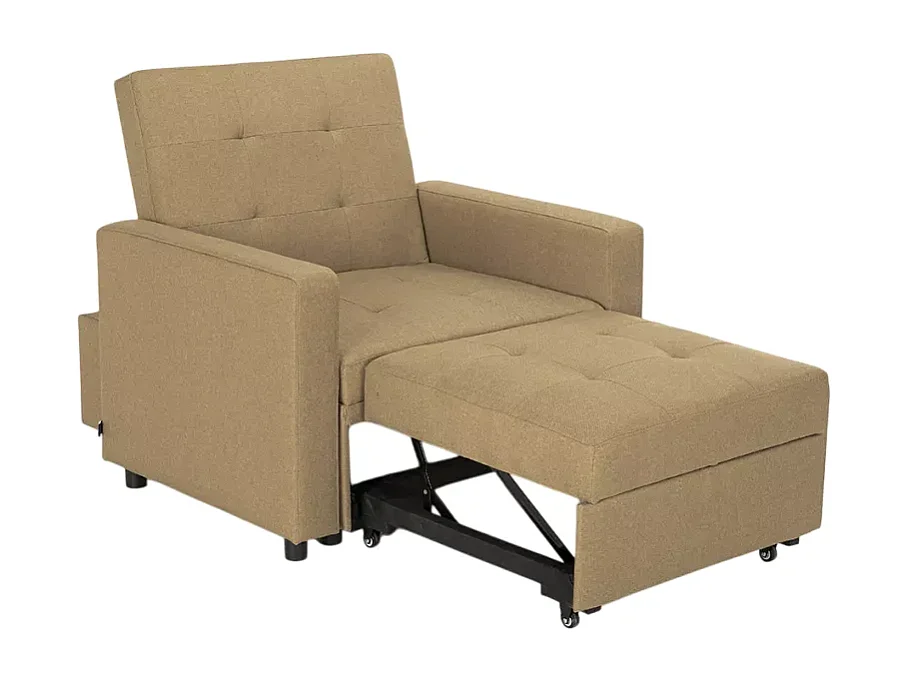 Poltrona letto salvaspazio con braccioli design moderno Zeta