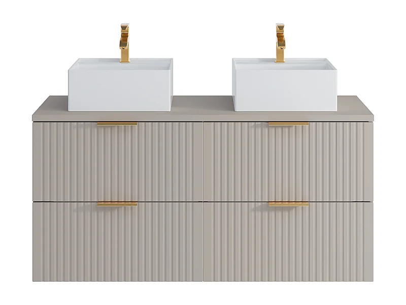 Mueble de baño con doble lavabo