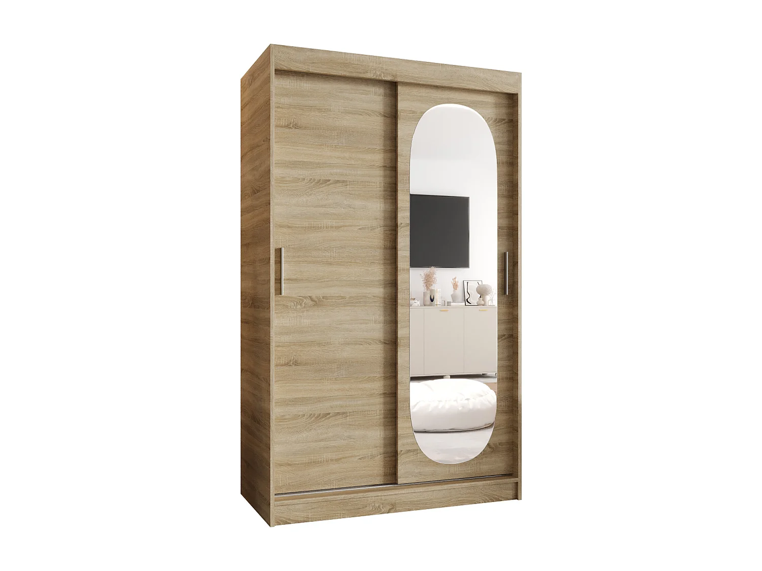 Armoire Royal À Portes Coulissantes 200/120/62 2 portes (Sonoma)