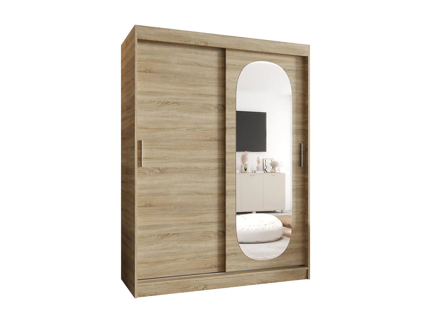 Schuifdeurkast Royal 200/150/62 2 deuren (Sonoma)