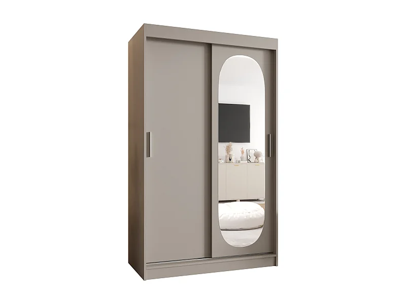 Armoire Royal À Portes Coulissantes 200/120/62 2 portes (Cachemire)