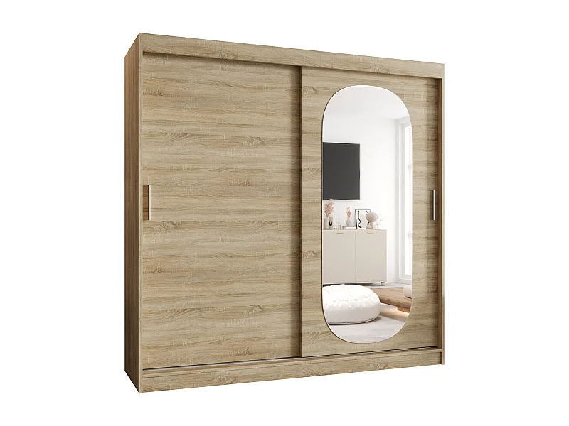 Armoire Royal À Portes Coulissantes 200/200/62 2 portes (Sonoma)