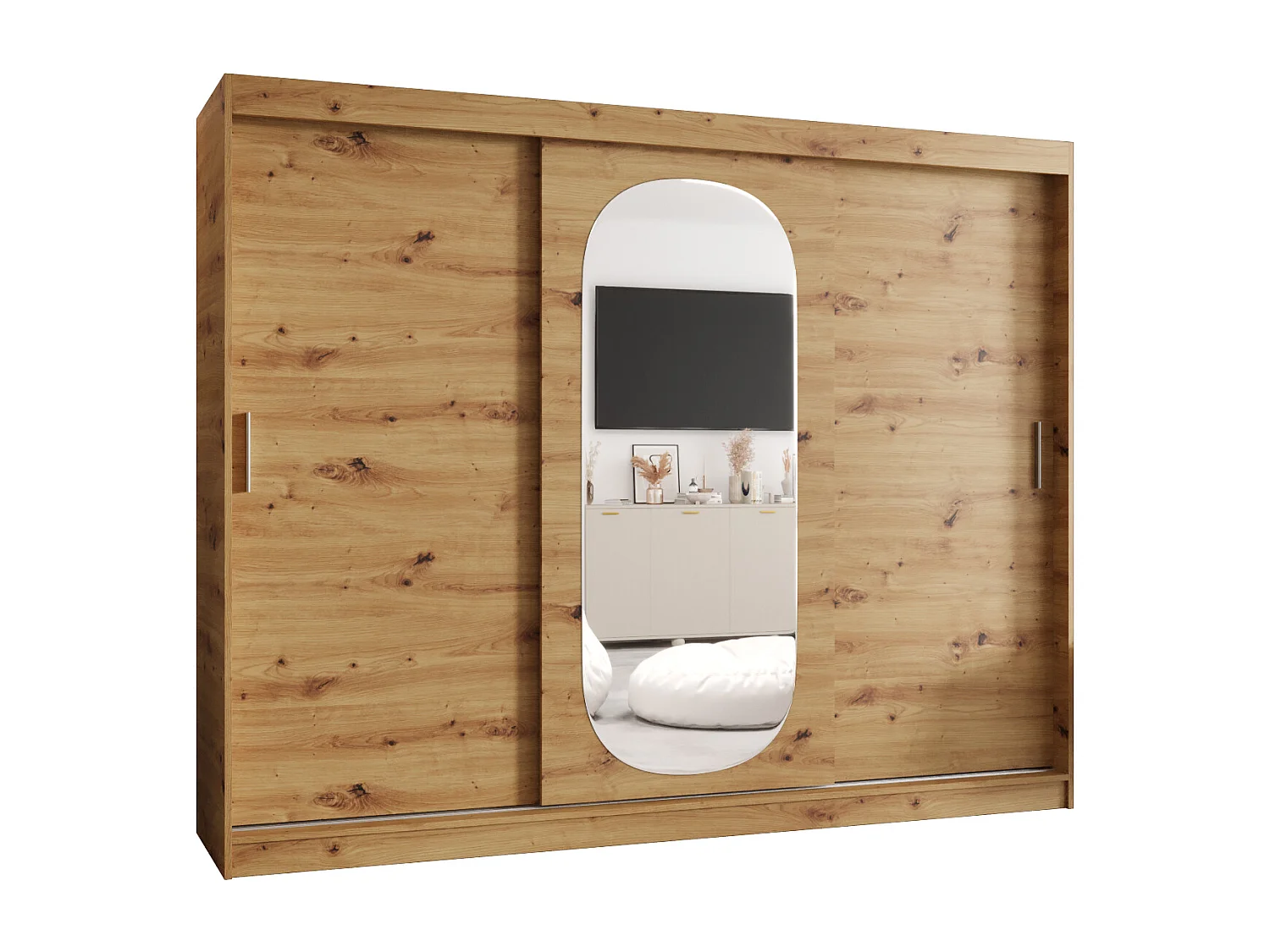 Armario ROYAL de puertas correderas 200/250/62 3 puertas (artisan)