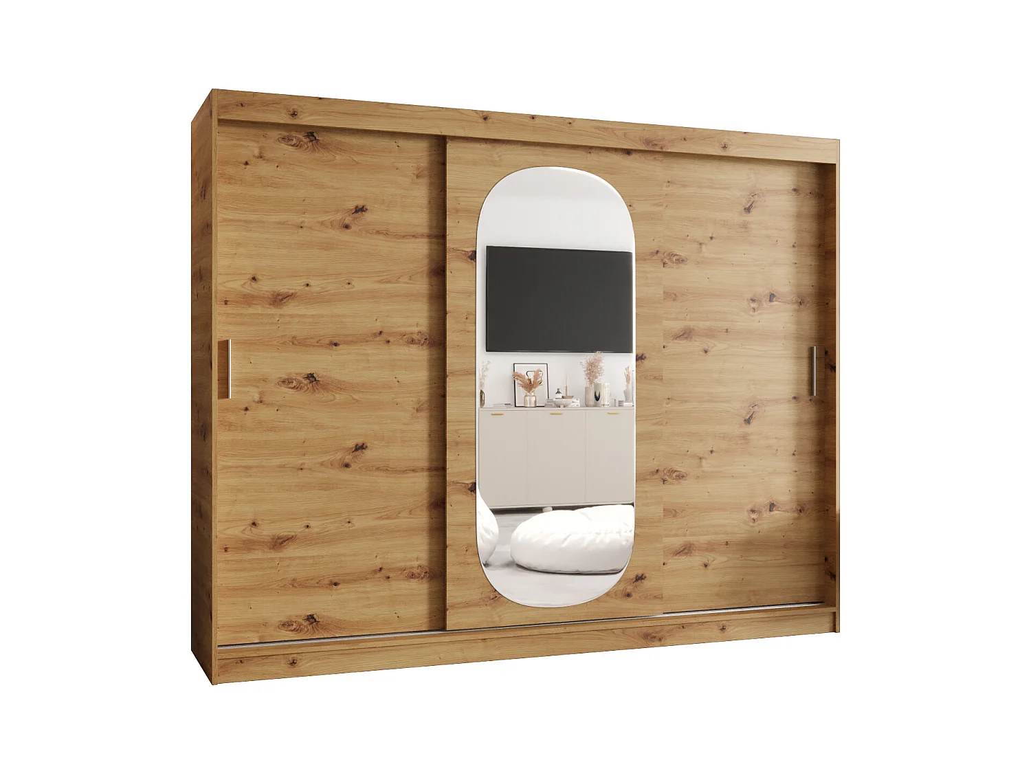 Armoire Royal À Portes Coulissantes 200/250/62 3 portes (Artisan)