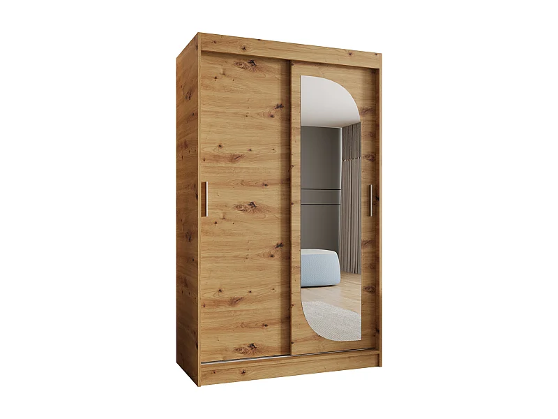 Armoire Lucy À Portes Coulissantes 200/120/62 2 portes (Artisan)