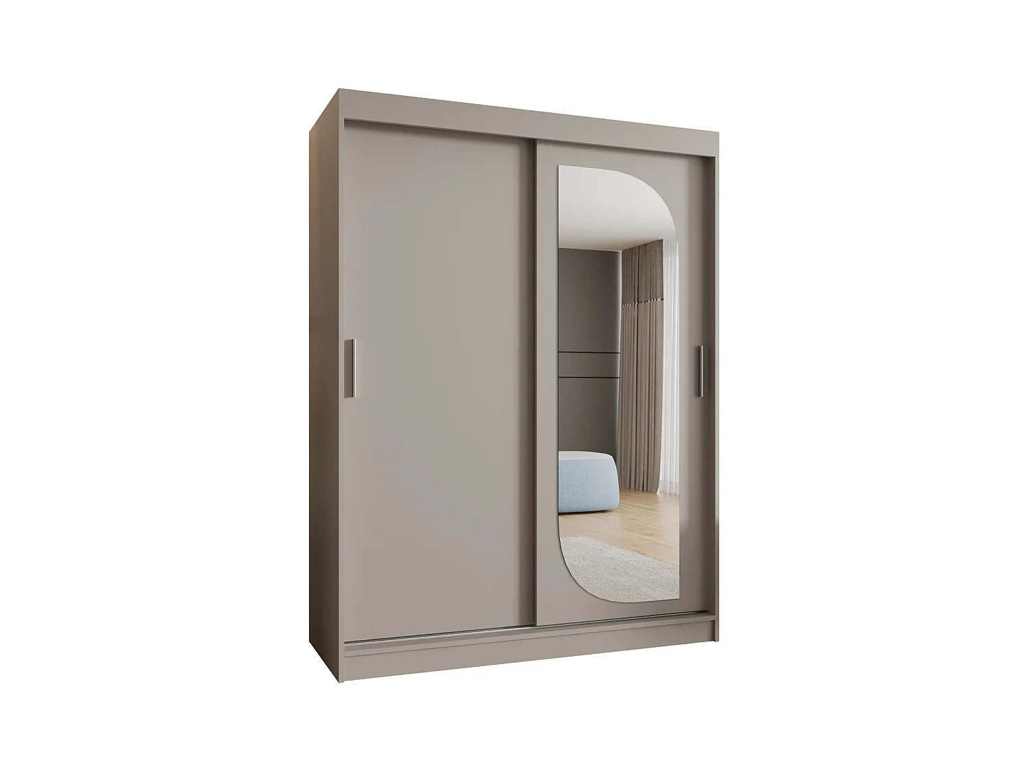 Armoire Lucy À Portes Coulissantes 200/150/62 2 portes (Cachemire)
