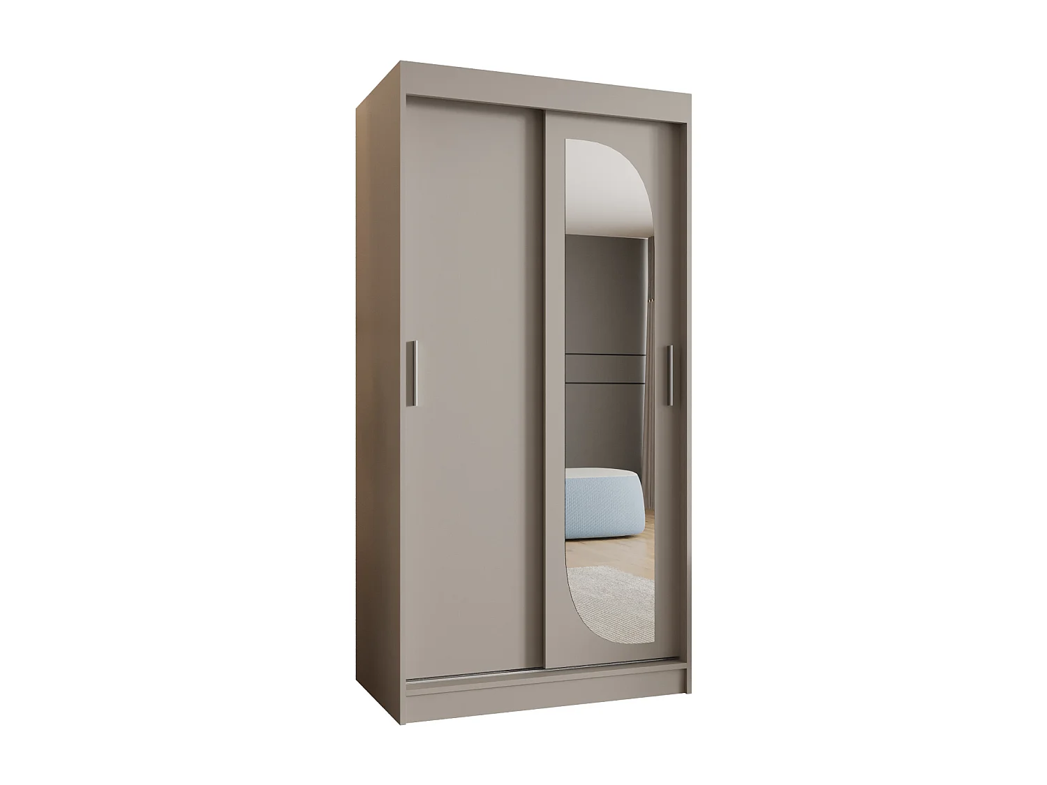 Armoire Lucy À Portes Coulissantes 200/100/62 2 portes (Cachemire)