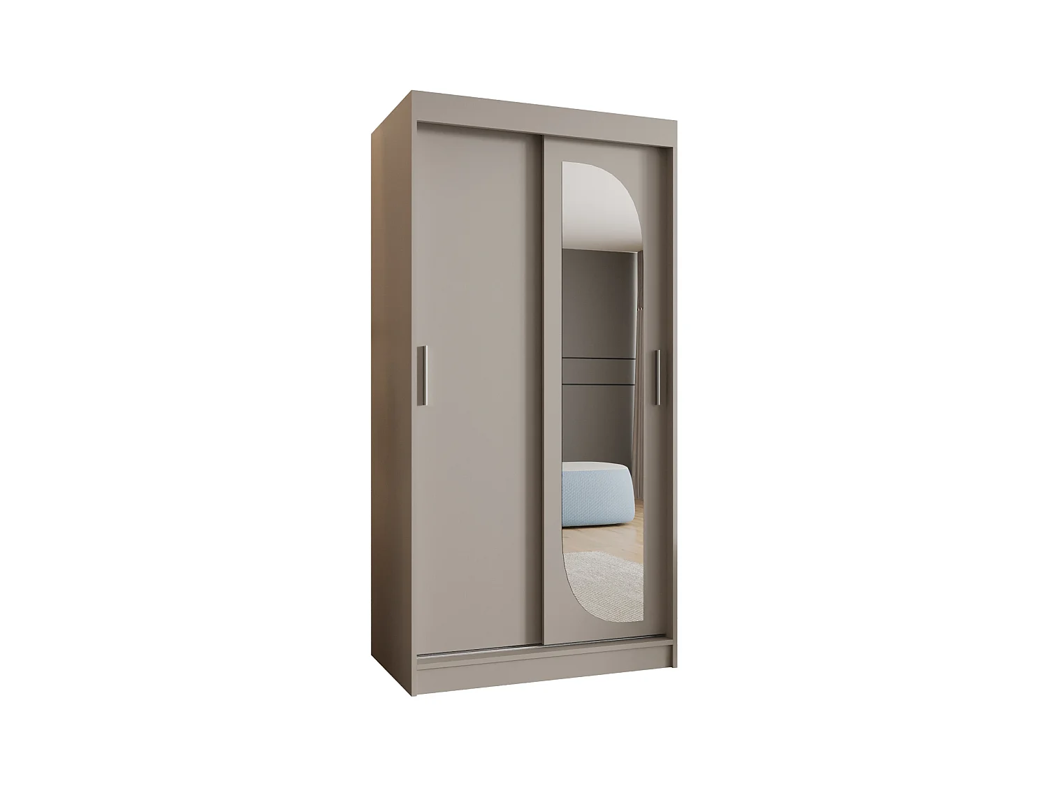 Armoire Lucy À Portes Coulissantes 200/100/62 2 portes (Cachemire)