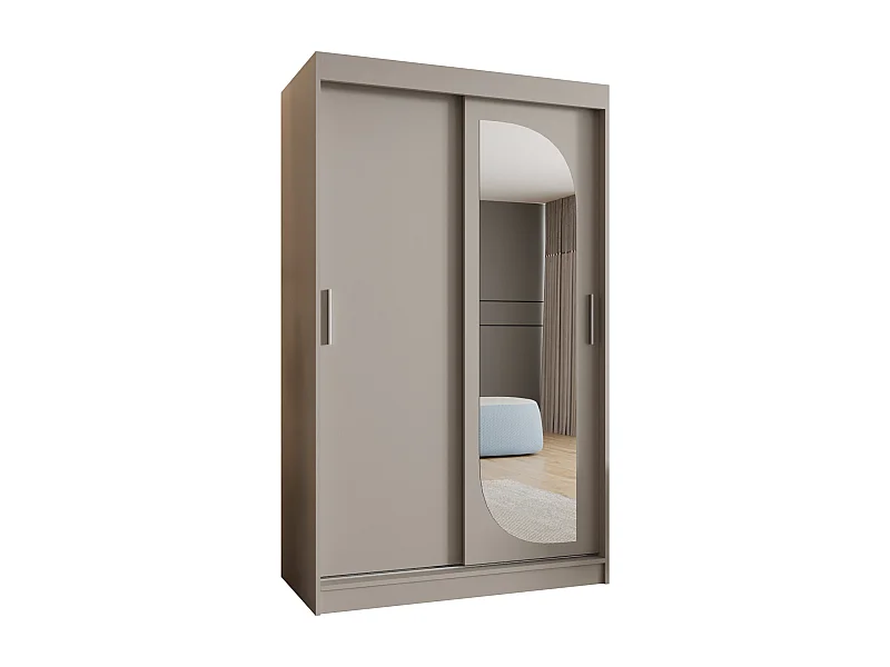 Armoire Lucy À Portes Coulissantes 200/120/62 2 portes (Cachemire)