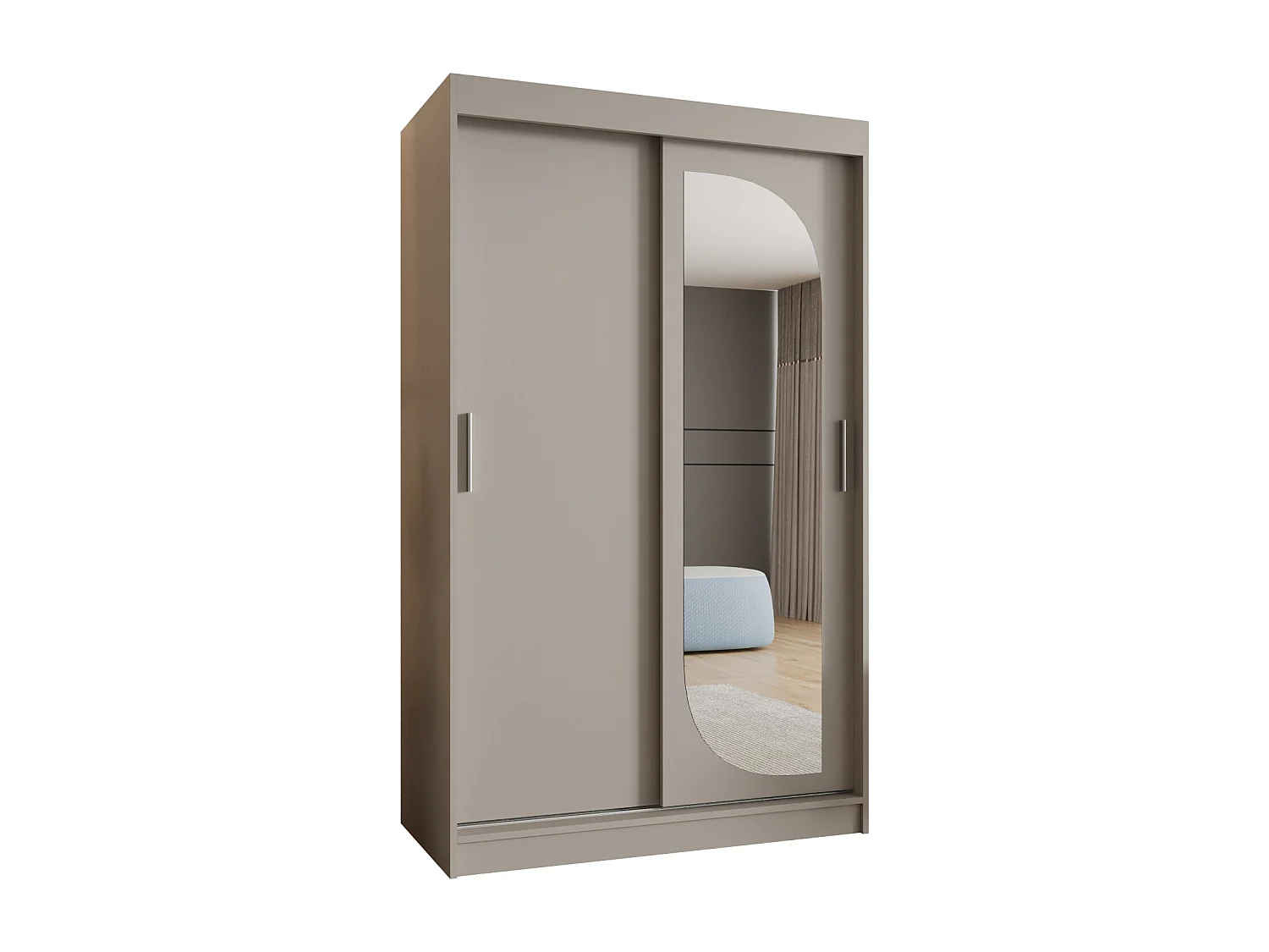 Armoire Lucy À Portes Coulissantes 200/120/62 2 portes (Cachemire)